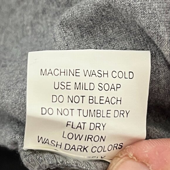 EShakti Gray Blue Stripe Fit and Flare Cotton Jersey Dress Preppy Colorblock - Picture 8 of 8